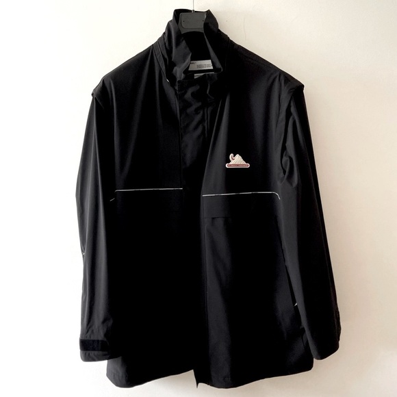 Off-White Equipment Black Technical Shell Jacket Windbreaker Water Repellent L‌‍ - Picture 7 of 16